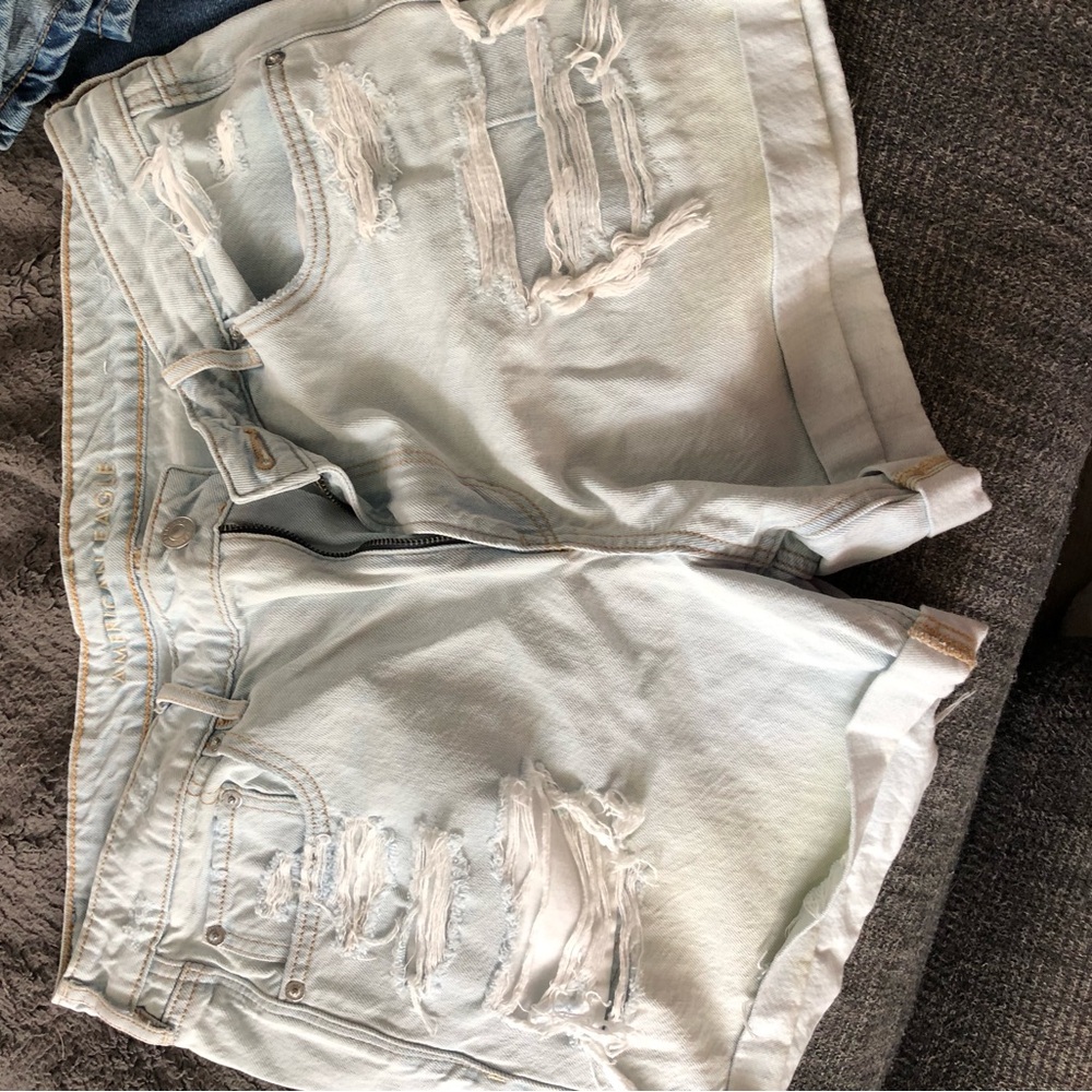 American Eagle Outfitters Light Blue Denim Shorts